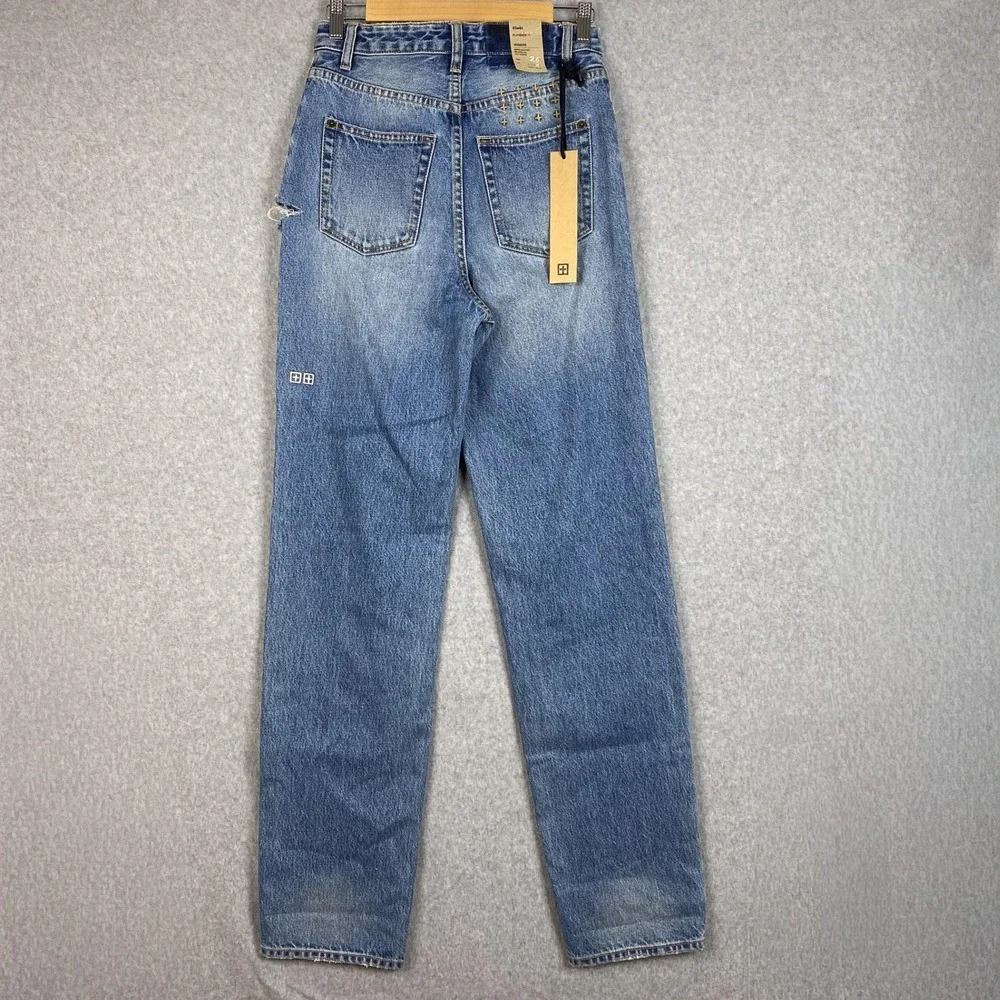 Ksubi Jeans Size 26 Playback True Vintage High Rise Relaxed Leg Distressed